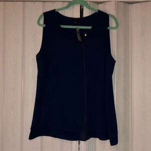 NWT Ann Taylor Royal Blue Blouse, Size 16